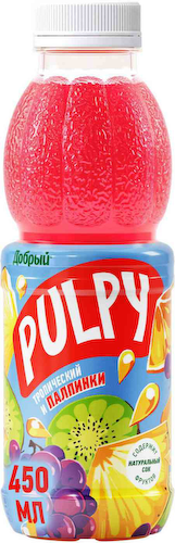 Напиток сокосодержащий Pulpy Тропический с мякотью #1