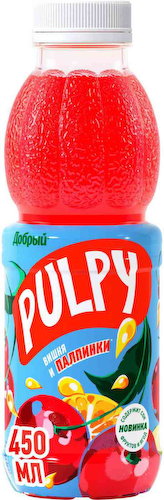 Напиток сокосодержащий Pulpy Вишня #1