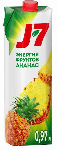 Нектар J7 Энергия фруктов Ананас с мякотью #1
