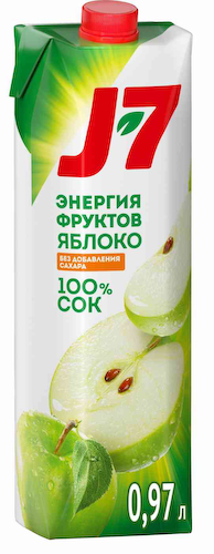 Сок J7 Яблоко осветлённый #1