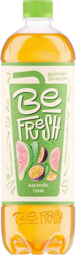 Витаминизированный напиток BeFresh Маракуйя-гуава с соком негазированный #1