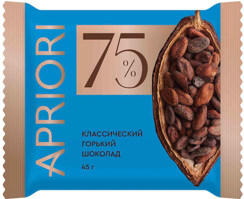 Шоколад горький Априори 75% #1