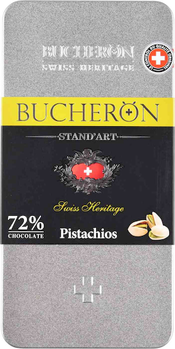 Шоколад горький Bucheron с фисташками 72 % какао #1