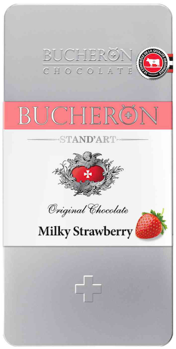 Шоколад молочный Bucheron Standart с клубникой #1