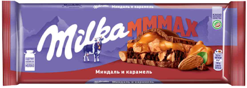 Шоколад молочный Milka Mmmsc миндаль и карамель #1