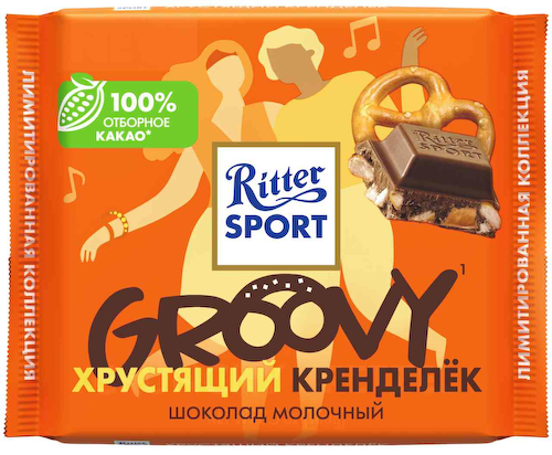 Шоколад молочный Ritter Sport Хрустящий кренделек #1