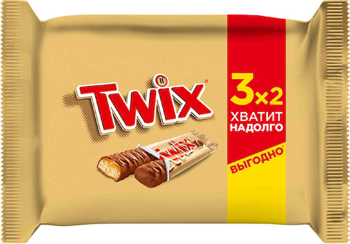 Печенье Twix с карамелью, покрытое молочным шоколадом #1