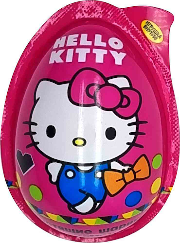 Яйцо шоколадное Hello Kitty с игрушкой, в ассортименте #1