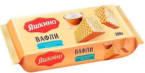 Вафли Яшкино сливочные #1
