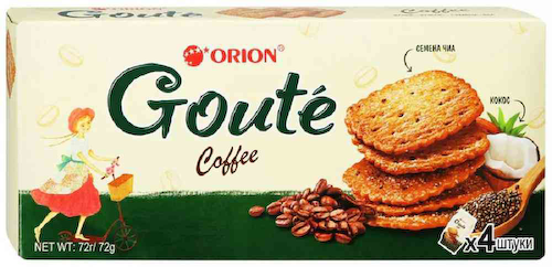 Печенье затяжное Orion Goute Coffee #1