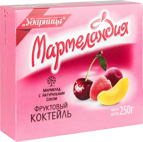 Мармелад с натуральным соком Мармеландия Фруктовый Коктейль #1