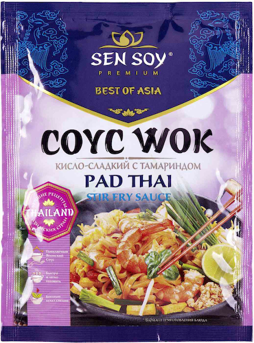 Соус Pad Thai Sen Soy Premium Wok с тамариндом кисло-сладкий #1