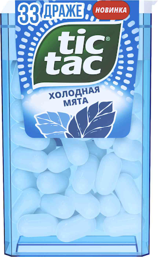Драже Tic Tac Холодная мята #1