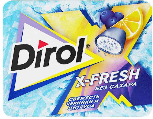 Жевательная резинка Dirol X-Fresh Свежесть черники и цитруса #1