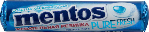 Жевательная резинка Mentos Pure Fresh вкус Свежая мята #1