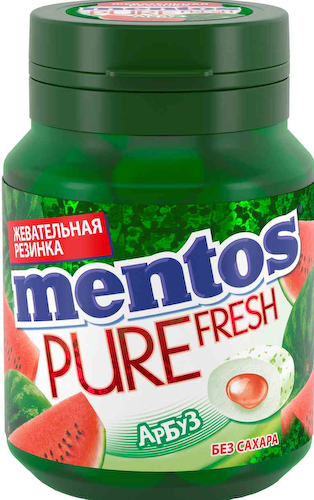 Жевательная резинка Mentos Pure Fresh вкус Арбуз #1