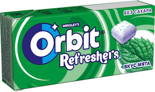 Жевательная резинка Orbit Refresher's Мята #1