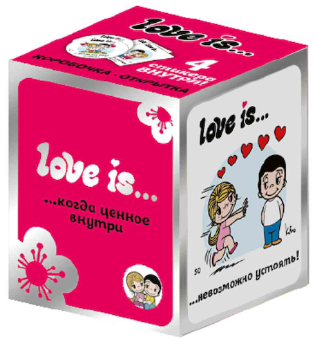 Конфеты жевательные Love is сливочные со вкусом Клубники, в ассортименте #1