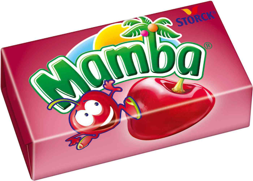 Конфеты жевательные Mamba со вкусом Малины #1