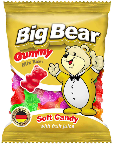 Мармелад жевательный  Big Bear Мишки микс #1