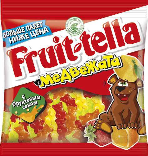Мармелад жевательный Fruit-tella Медвежата #1