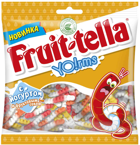 Мармелад жевательный Fruit-tella Yo!rms #1