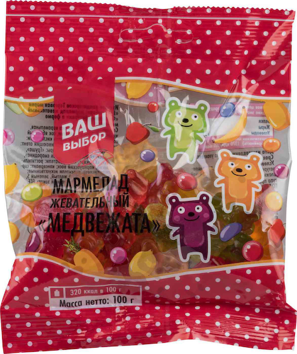 Мармелад жевательный Ваш выбор Медвежата #1