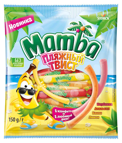 Жевательные конфеты Mamba Пляжный твист #1