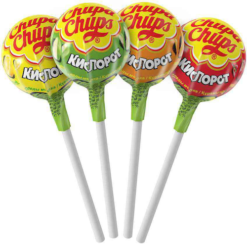 Карамель на палочке Chupa Chups Кислорот, в ассортименте #1