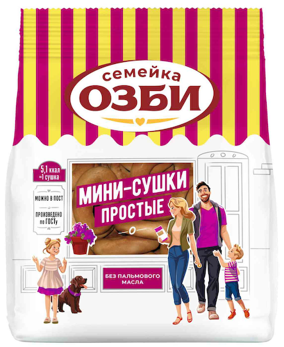Мини-сушки простые Семейка Озби классические #1