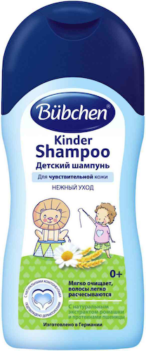Шампунь детский  Bübchen с экстрактом ромашки и протеинами пшеницы #1