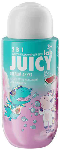 Шампунь-кондиционер для волос детский Juicy Lab 2в1 спелый арбуз #1