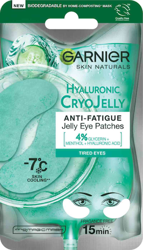 Патчи для глаз тканевые Garnier Hyaluronic CryoJelly Anti-Fatigue #1