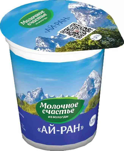 Айран Молочное счастье с солью 1,3% #1