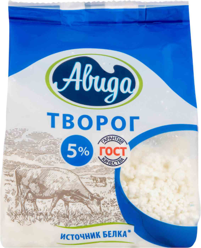 Творог рассыпчатый Авида 5% #1