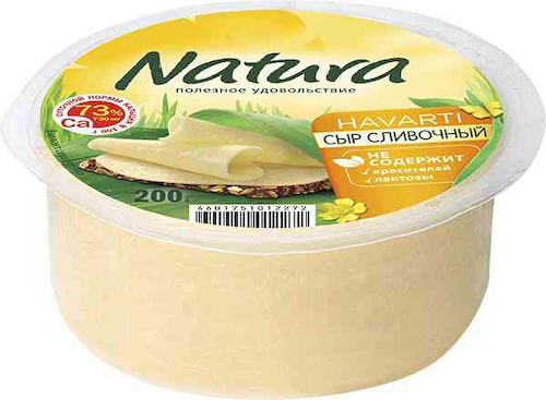 Сыр полутвердый Natura Сливочный 45% #1
