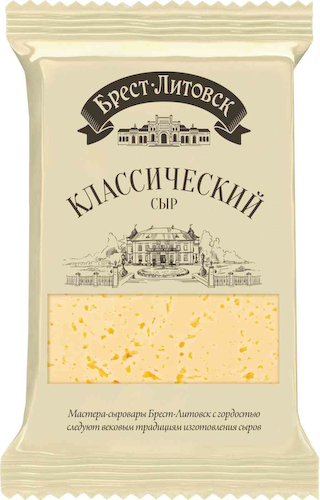 Сыр полутвёрдый Брест-Литовск Классический 45% #1