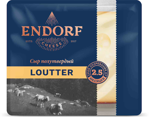 Сыр полутвёрдый Endorf Loutter 45% #1
