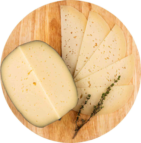 Сыр полутвёрдый Львиное сердце Радость вкуса с козьим молоком 45%, кусок, вес #1