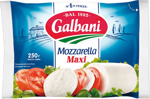 Сыр мягкий Моцарелла Galbani Макси 45%, ролл #1