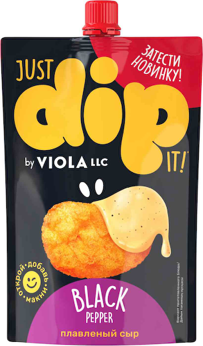 Сыр плавленый Dip Viola Black Pepper 45% #1