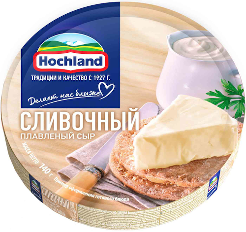 Сыр плавленый Hochland сливочный 50% #1