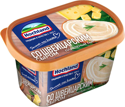 Сыр плавленый Hochland со швейцарским сыром 50% #1