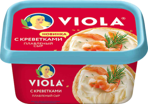Сыр плавленый Viola с креветками 35% #1