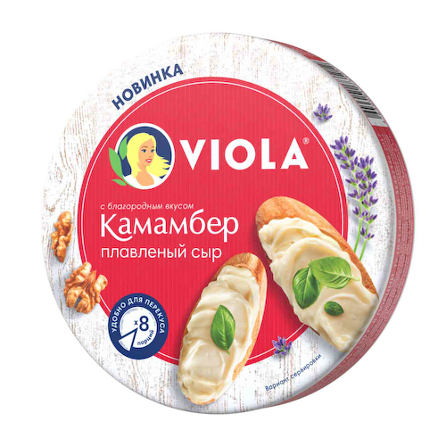 Сыр плавленый Viola со вкусом сыра Камамбер 45% #1