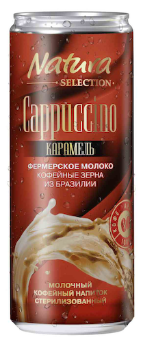 Напиток кофейный Natura Selection Cappuccino Карамель 2,6% #1