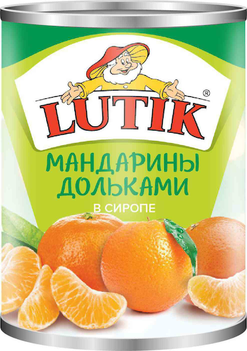 Мандарины Lutik дольками в сиропе #1