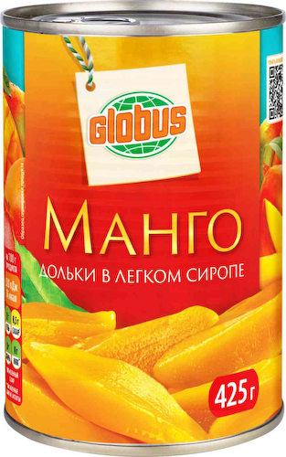 Манго дольки Глобус в лёгком сиропе #1