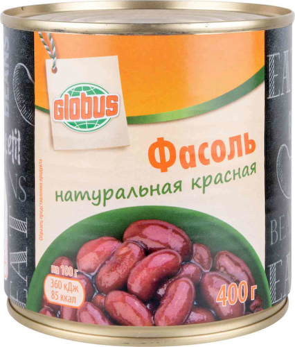Фасоль красная Глобус натуральная #1