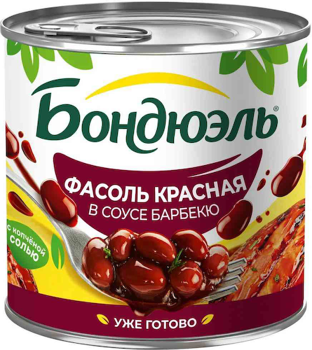 Фасоль красная Бондюэль в соусе барбекю #1